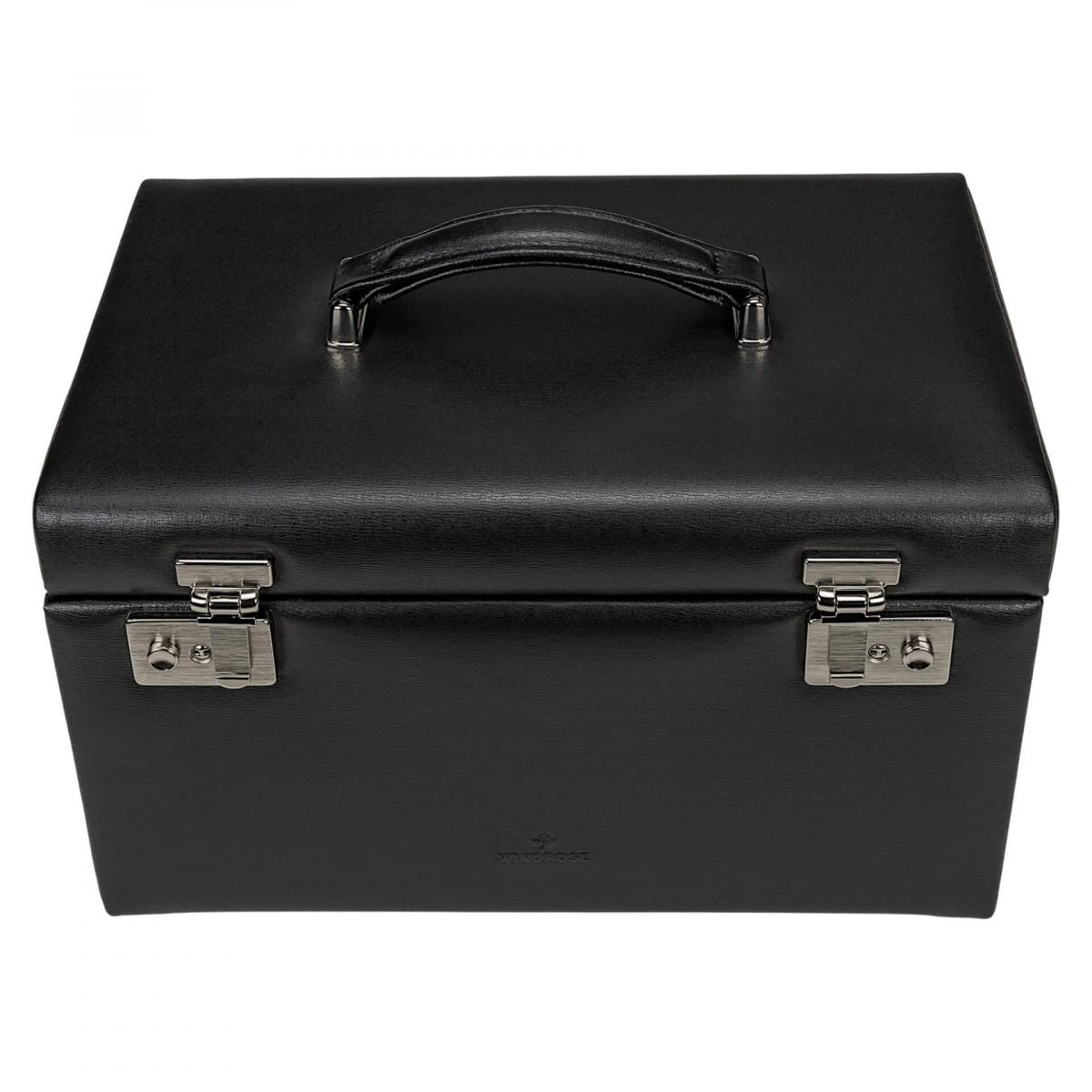 WINDROSE | Schmuckkoffer Ambiance Rindleder schwarz (803244.08)